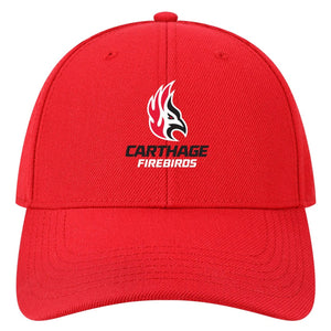 Serge Adjustable Hat, Scarlet