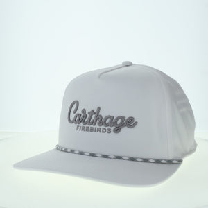 Caddy Adjustable Hat, White/Grey