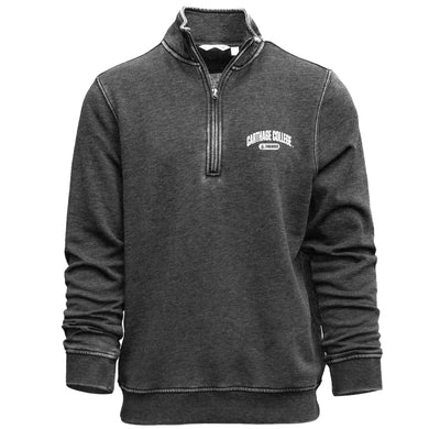 Vintage 1/4 Zip, Charcoal (F24)