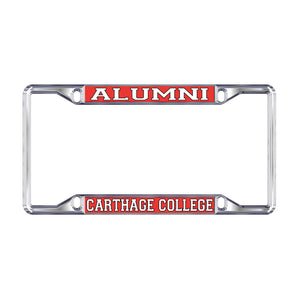 Alumni License Plate Frame, Red