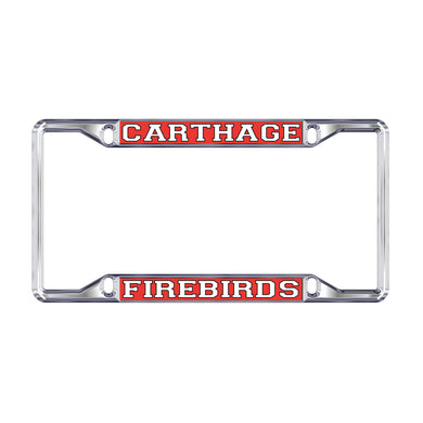 Firebirds License Plate Frame, Red