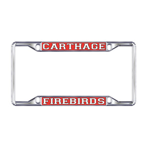 Firebirds License Plate Frame, Red