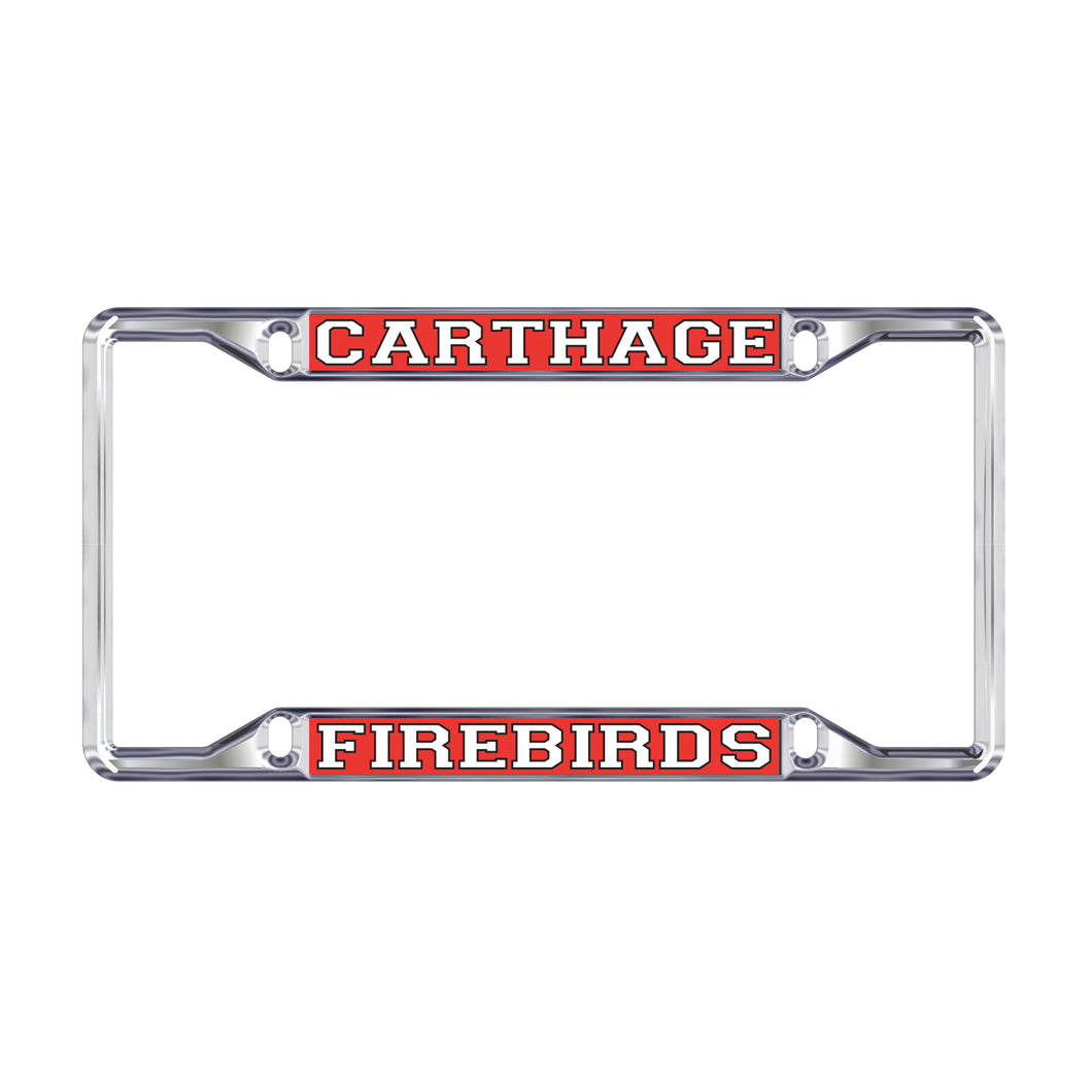 Firebirds License Plate Frame, Red