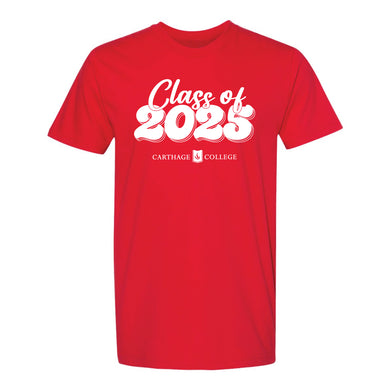 Carthage College Class of 2025 Red Teeshirt