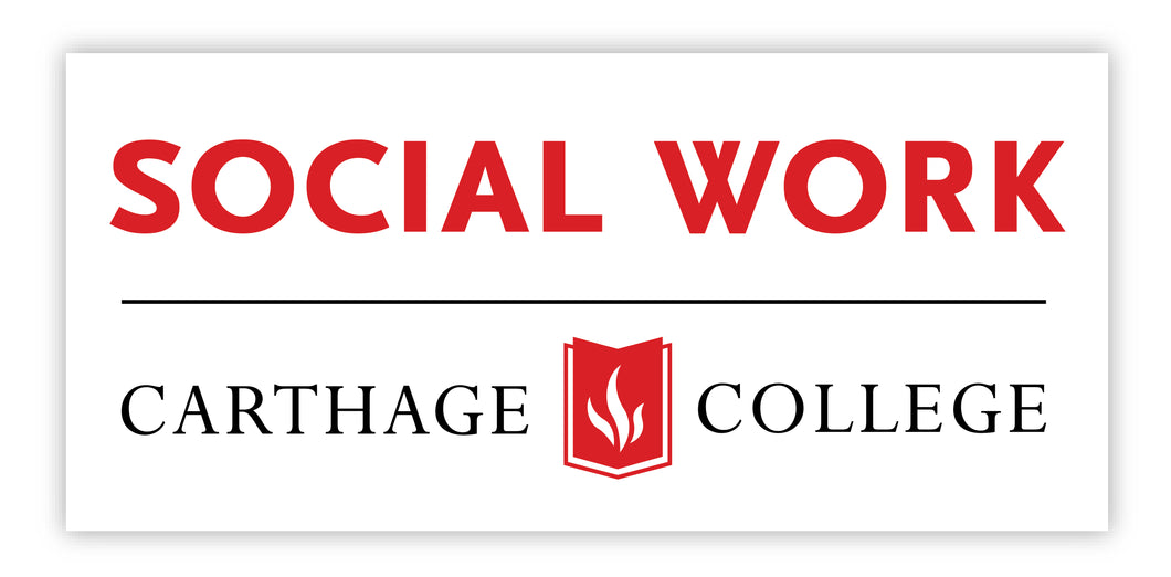 Carthage SOCIAL WORK Decal - M45