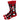 Mid-Calf Graduate Argyle Sock | Red/Black