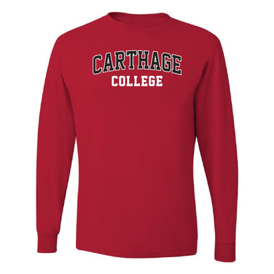 Core Long Sleeve Tee, Red