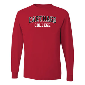 Core Long Sleeve Tee, Red