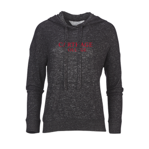 Ladies Cuddle Hoodie, Black Heather