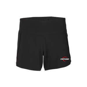 Ladies Stretch Woven Lined Short, Black